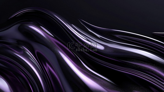 高图片背景图片_深紫色丝绸布匹流动背景图片