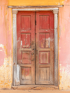 塞内加尔戈雷岛的古老传统民居门