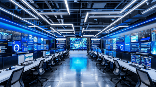 数据中心园区背景图片_地铁指挥中心监控中心科技信息分析中心设计