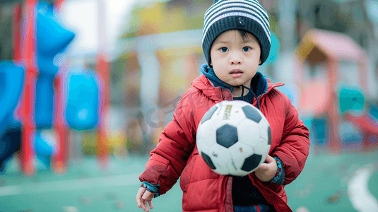 运动小男孩摄影照片_踢足球的小男孩摄影12