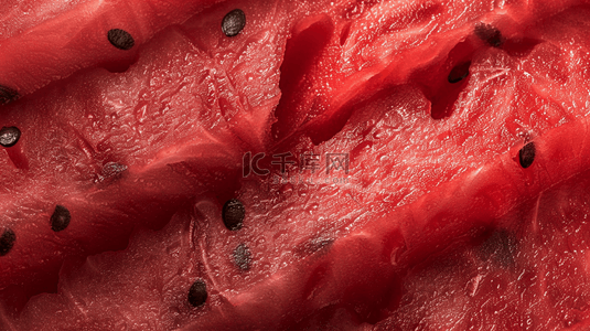 红色西瓜背景图片_夏天红色西瓜瓤西瓜纹理背景