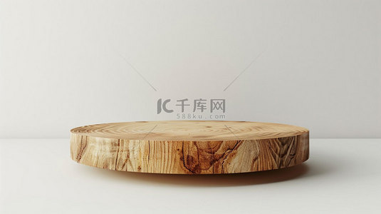 木质展台简约合成创意素材背景