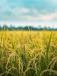 泰国农场水稻玉米田景观
