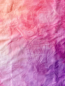 彩绘装饰摄影照片_采用扎染蜡染技术染色的粉色天鹅绒