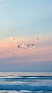清新夏日大海海景壁纸背景素材