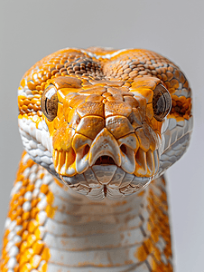 可爱卡通动物图案摄影照片_缅甸蟒蛇的奇妙特写