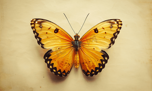 蝴蝶的复古照片