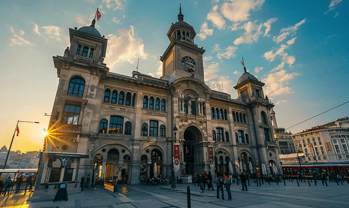 从埃米诺努伊斯坦布尔看旧邮局大楼