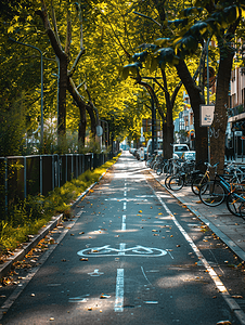 人行道和自行车道