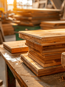 木桌车间家具橱柜制作