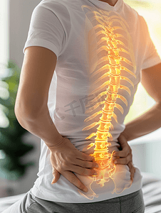 下背部疼痛通常是由于肌肉损伤或枕头破损引起的