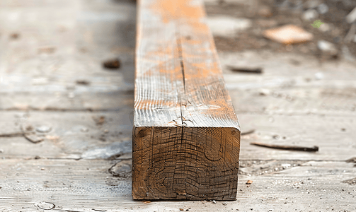 碳钢矩形管连接木梁
