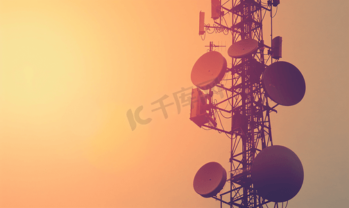 通信塔无线电信号天线互联网连接无线技术