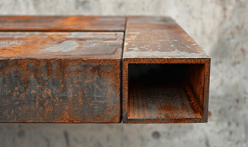 碳钢矩形管连接木梁