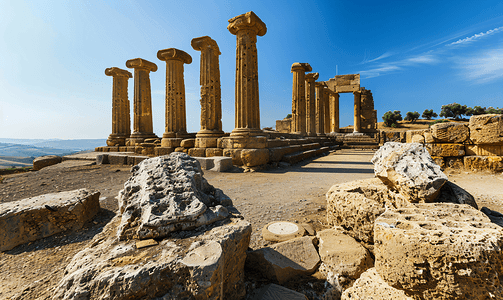阿格里真托的古代赫拉克勒斯神庙遗址