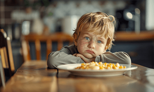 医生个人介绍摄影照片_不吃饭的小男孩