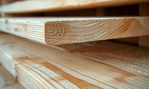 媒摄影照片_新的木架子上覆盖着木污渍