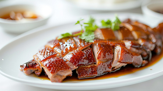 北京烧鸭中餐美食高清图片