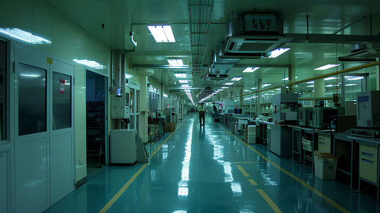 工厂生产岗位工人摄影照片