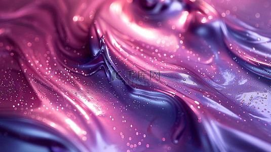 紫色表面的水银渐变背景图片