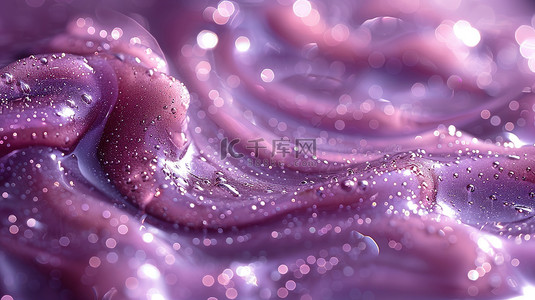 紫色表面的水银渐变图片