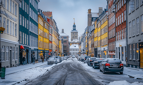 语云摄影照片_丹麦哥本哈根市中心景观