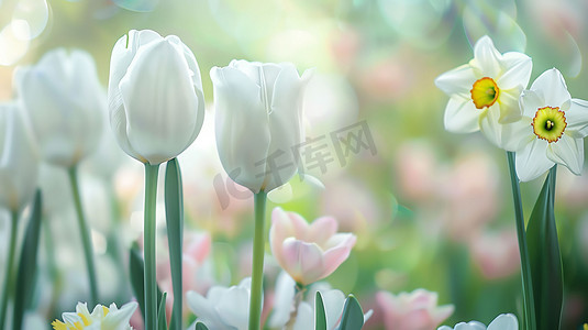 淡雅花纹理摄影照片_白色淡雅粉色花朵摄影照片