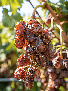 葡萄园里的干红葡萄