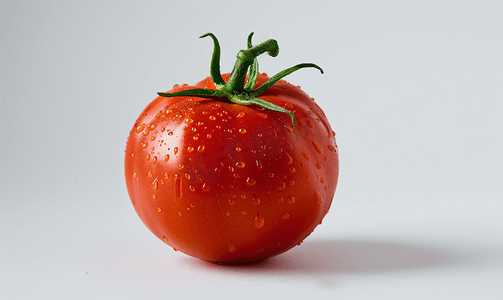 有机大番茄带绿色叶脉