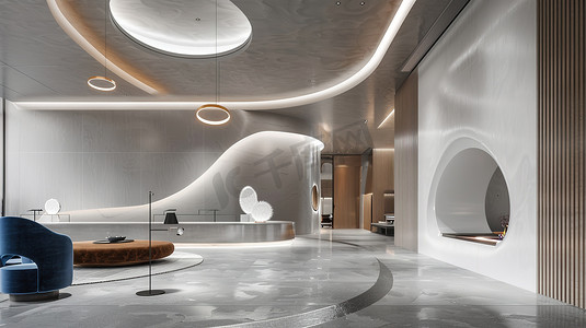 设计空间理念商业展厅高清图片