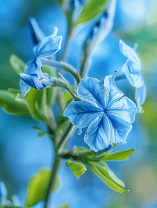 花蕾上有细毛的白花丹被称为毛状体