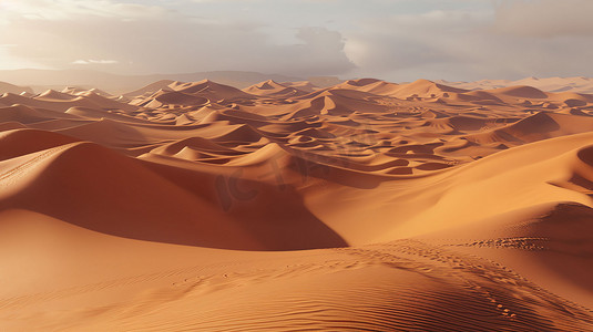 沙漠干旱摄影照片_沙漠干旱风沙连绵摄影照片
