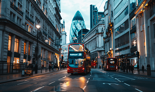 具有里程碑意义的摄影照片_英国首都伦敦大班塔的街拍照片