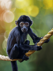 印象江南摄影照片_哥伦比亚蜘蛛猴