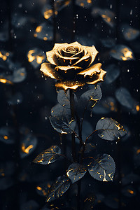 黑色玫瑰花瓣壁纸摄影照片