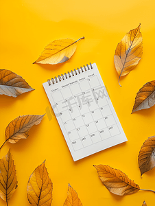 十一月日历页面包含月份和日期