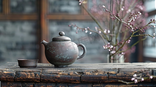 紫砂壶茶壶品茶茶艺高清摄影图