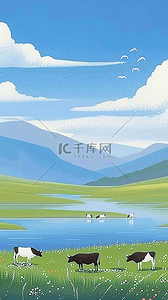新疆背景图片_我的阿勒泰自然风光新疆风景背景