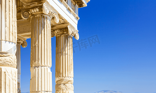 雅典卫城山门的柱子
