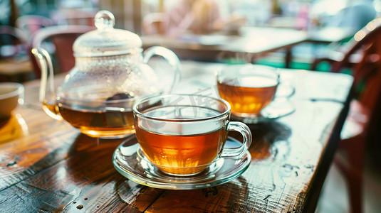 茶水茶具茶杯茶壶摄影照片