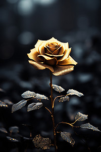 黑色玫瑰花瓣壁纸摄影照片