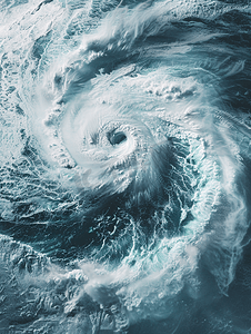 天空摄影照片_海啸热带飓风在海上