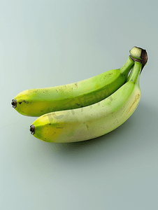 横幅中摄影照片_绿色的安汶香蕉在一堆中留下了一点