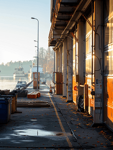 瑞典斯德哥尔摩摄影照片_斯德哥尔摩航运码头