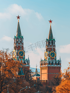 俄罗斯大教堂摄影照片_莫斯科克里姆林宫大教堂
