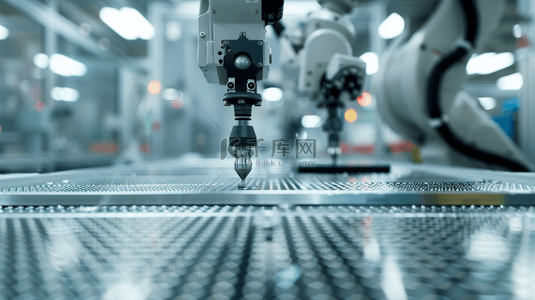 数控机械加工数控机床制造机器工业背景图