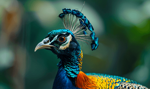 社团招新羽毛球摄影照片_令人惊叹的野生孔雀雉照片