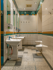 公共厕所房间浴室内空装饰