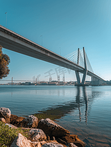 葡萄牙阿拉德河上的波尔蒂芒大桥