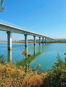 葡萄牙阿拉德河上的波尔蒂芒大桥